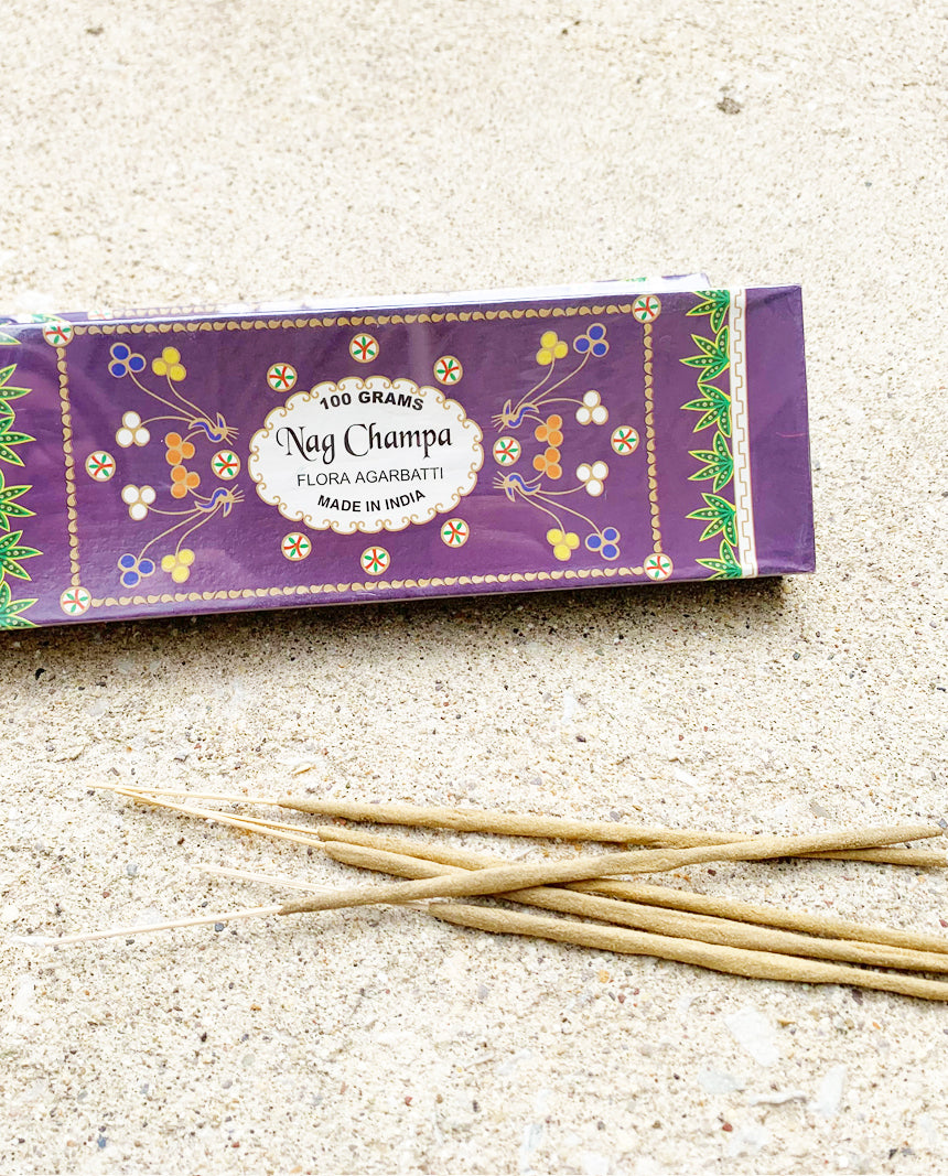 Nag Champa Incense – The original blue box champa – Purple People Market